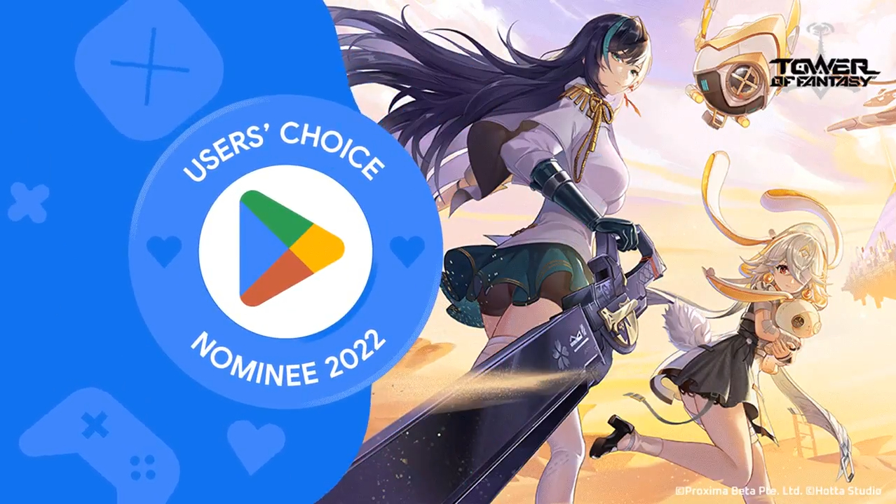 Cara Dukung Tower of Fantasy dalam Google Play Users' Choice Awards 2022