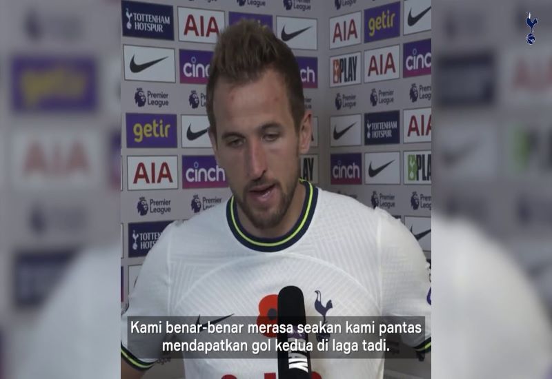 VIDEO: Tottenham Hotspur Gagal Cetak Gol Kedua vs Liverpool, Harry Kane Menyesal