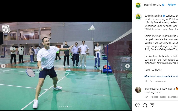 Terry dan Nesta Hibur Penonton dalam Laga Ekshibisi BNI BrightUp Cup 2022