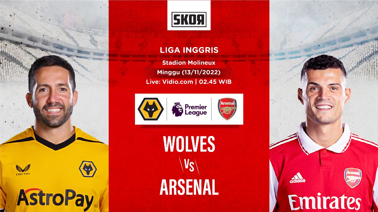 Hasil Wolves vs Arsenal: Martin Odegaard Catat Brace, The Gunners Kokoh di Puncak Klasemen