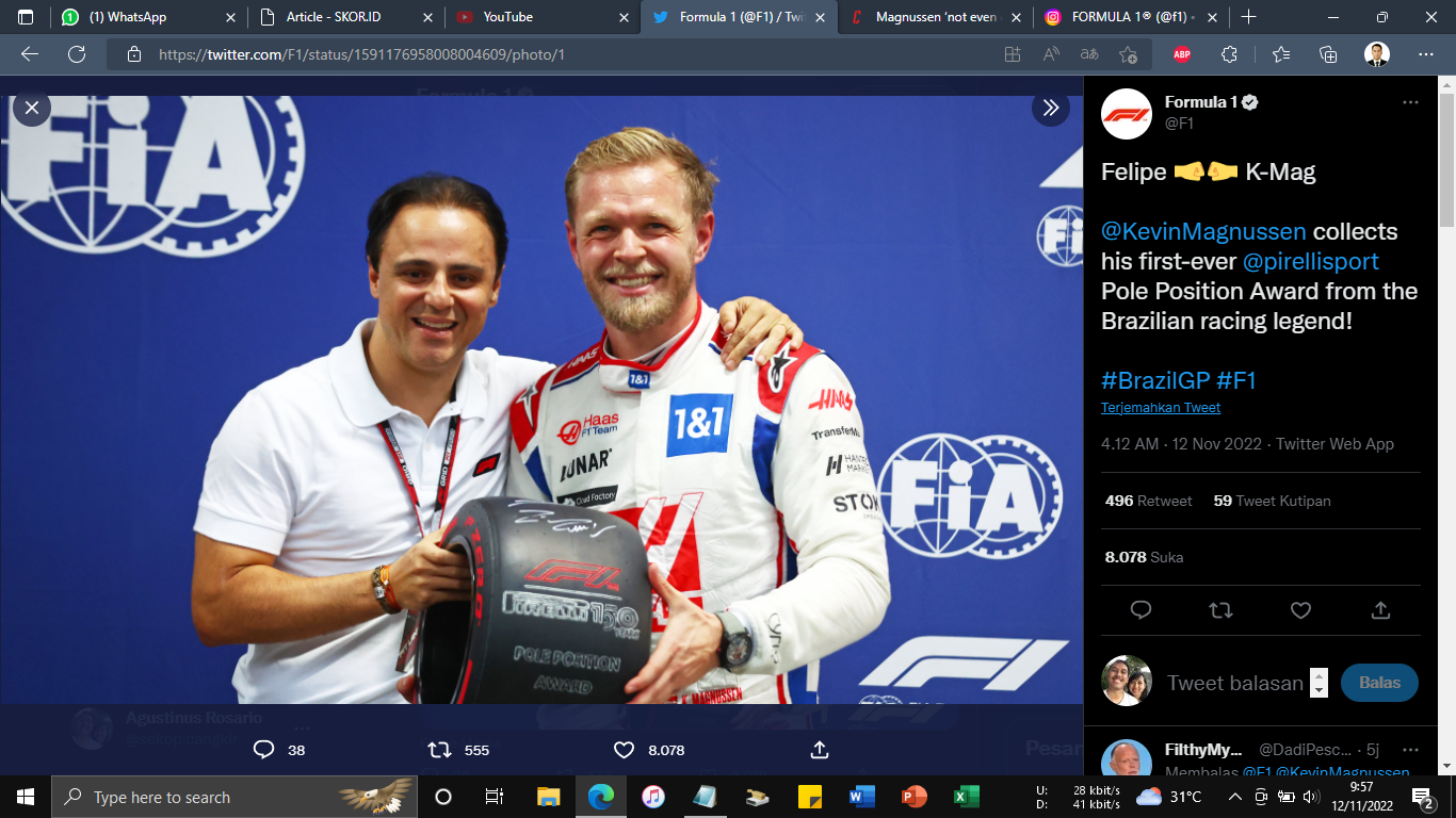F1 GP Sao Paulo 2022: Kevin Magnussen Tak Percaya Bisa Sabet Pole Position