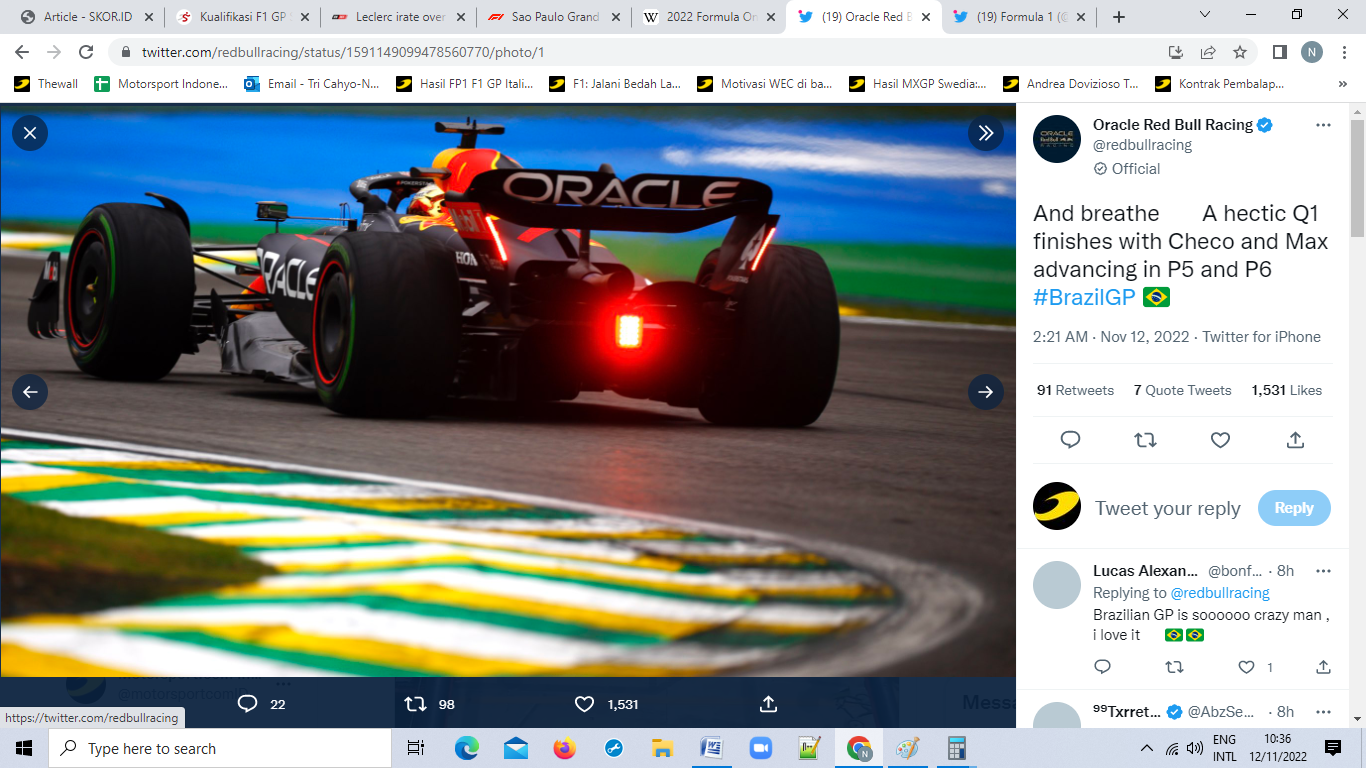 Penyebab Max Verstappen Gagal Sabet Pole F1 GP Sao Paulo