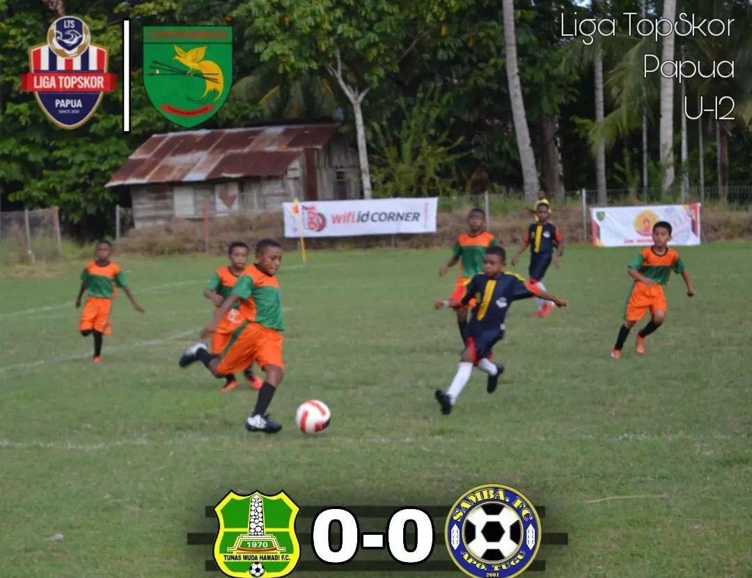 Liga TopSkor U-12 Papua: Pekan Pertama Berlangsung Sengit
