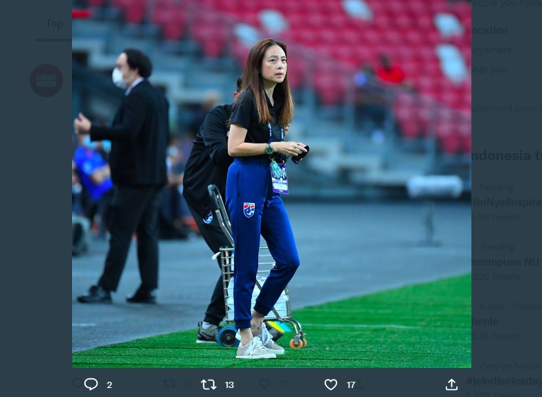 Rival Kuat Timnas Indonesia, Madam Pang Pasang Target Tinggi untuk Thailand di Piala AFF 2022