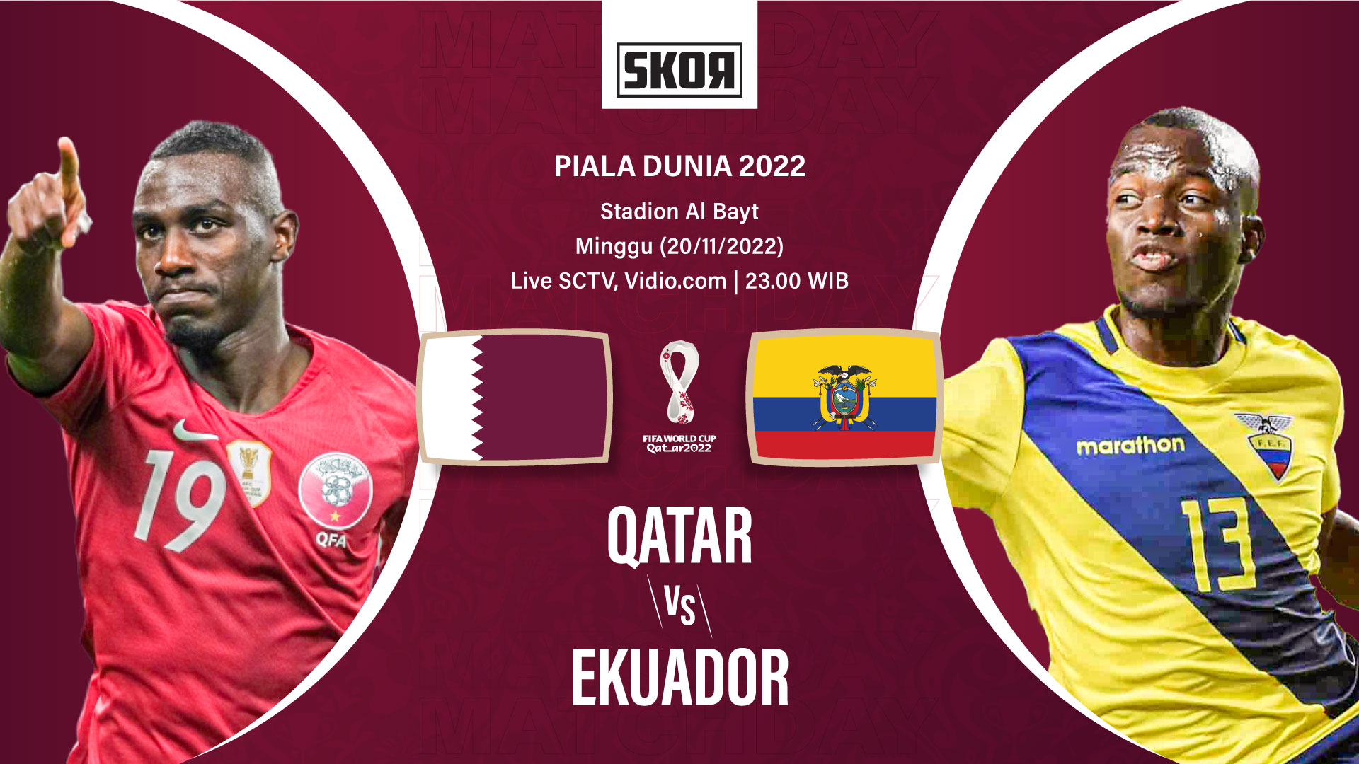 Prediksi Qatar vs Ekuador: Debut The Maroon di Panggung Piala Dunia