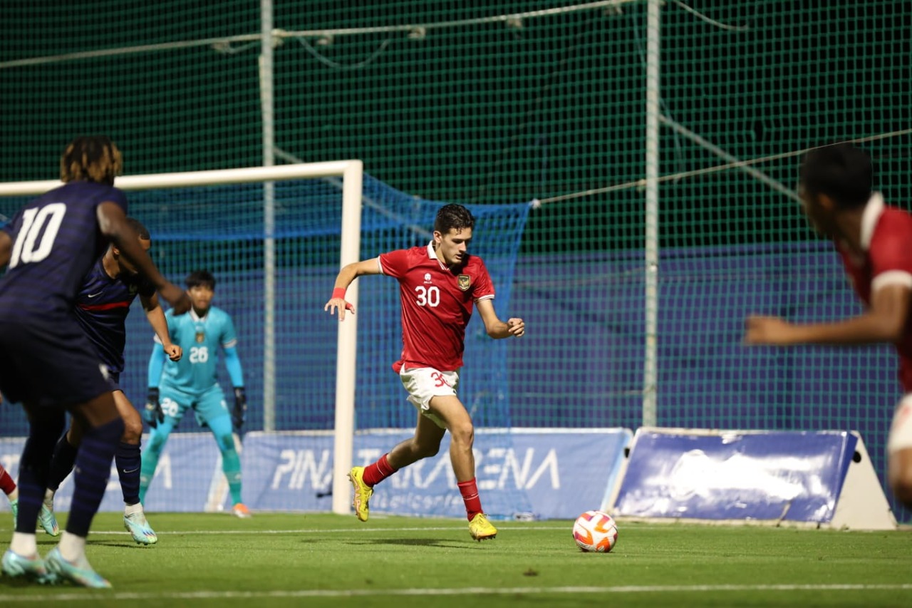 Justin Hubner Beberkan Tiga Penyebab Kekalahan Indonesia U-20 dari Prancis U-20