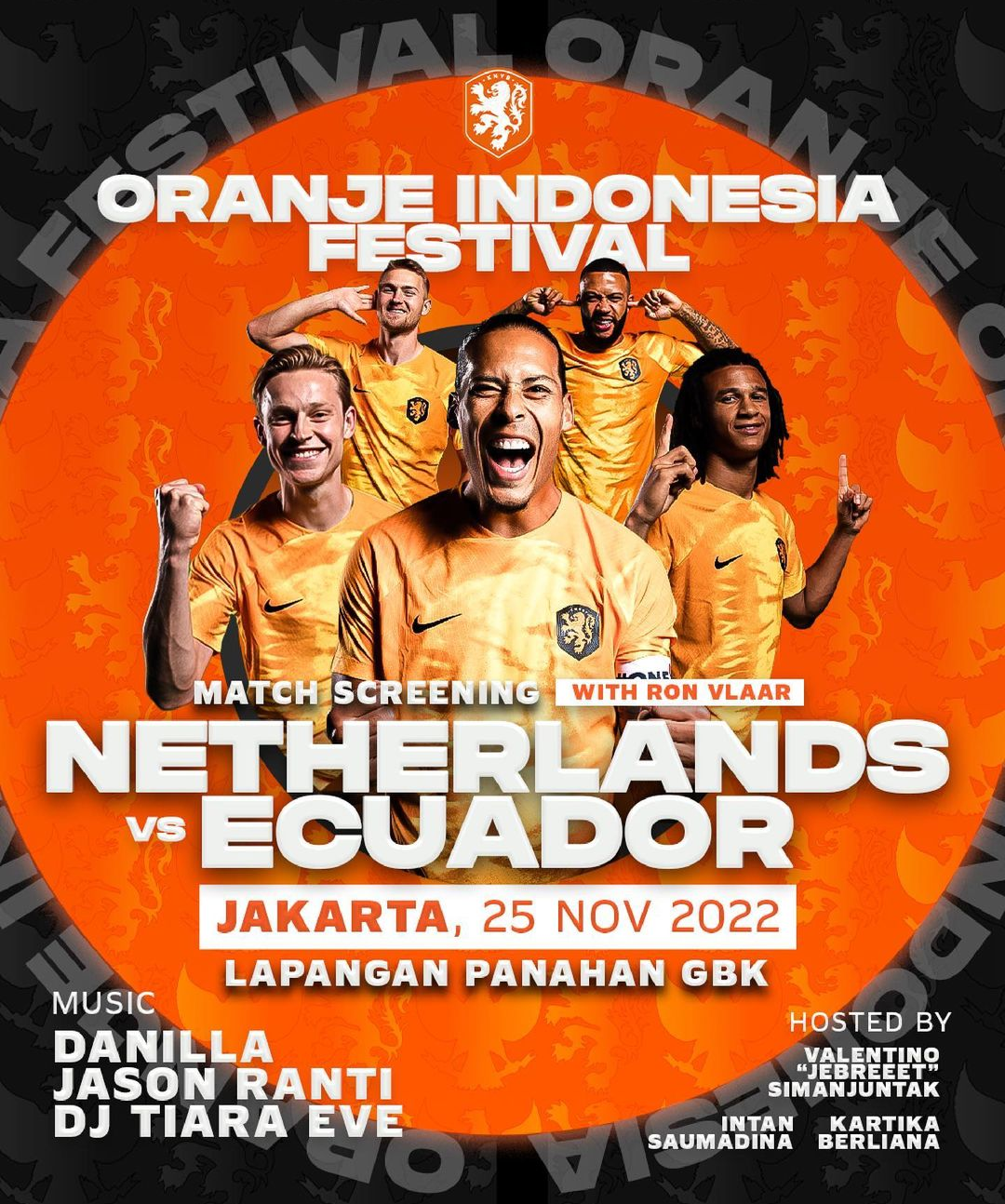 Oranje Indonesia Festival Pindah Lokasi ke Lapangan Panahan GBK