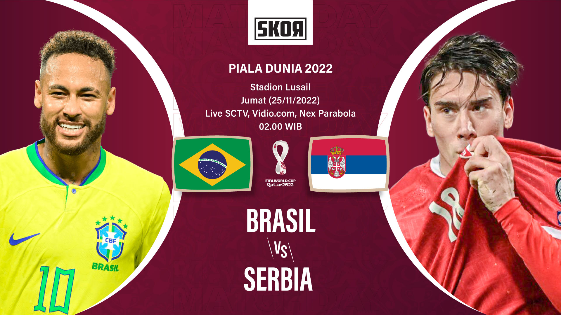 Hasil Brasil vs Serbia di Piala Dunia 2022: Richarlison Borong Gol Kemenangan Tim Samba