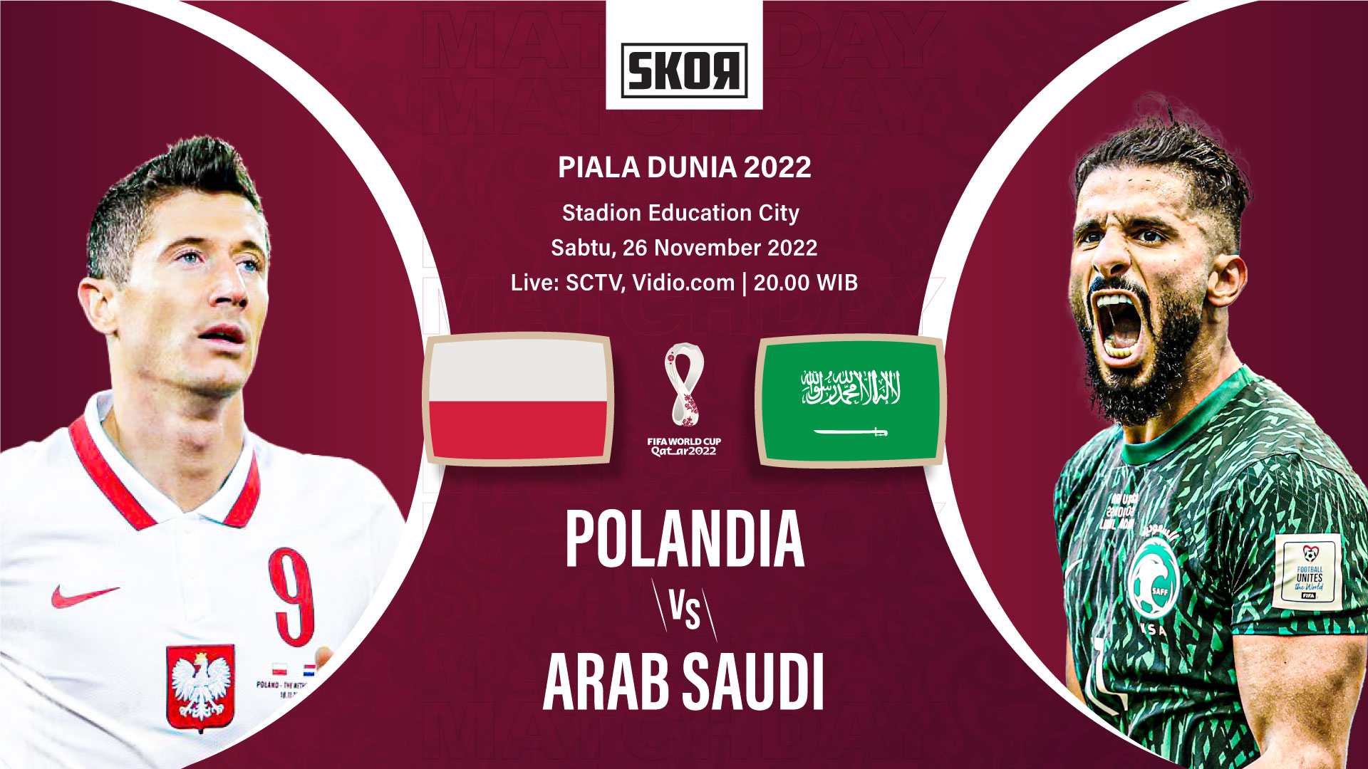 Piala Dunia 2022: Head to Head Polandia vs Arab Saudi