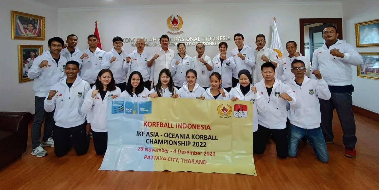 Ketum KONI Pusat Lepas Timnas Korfball Indonesia untuk Kejuaraan di Thailand