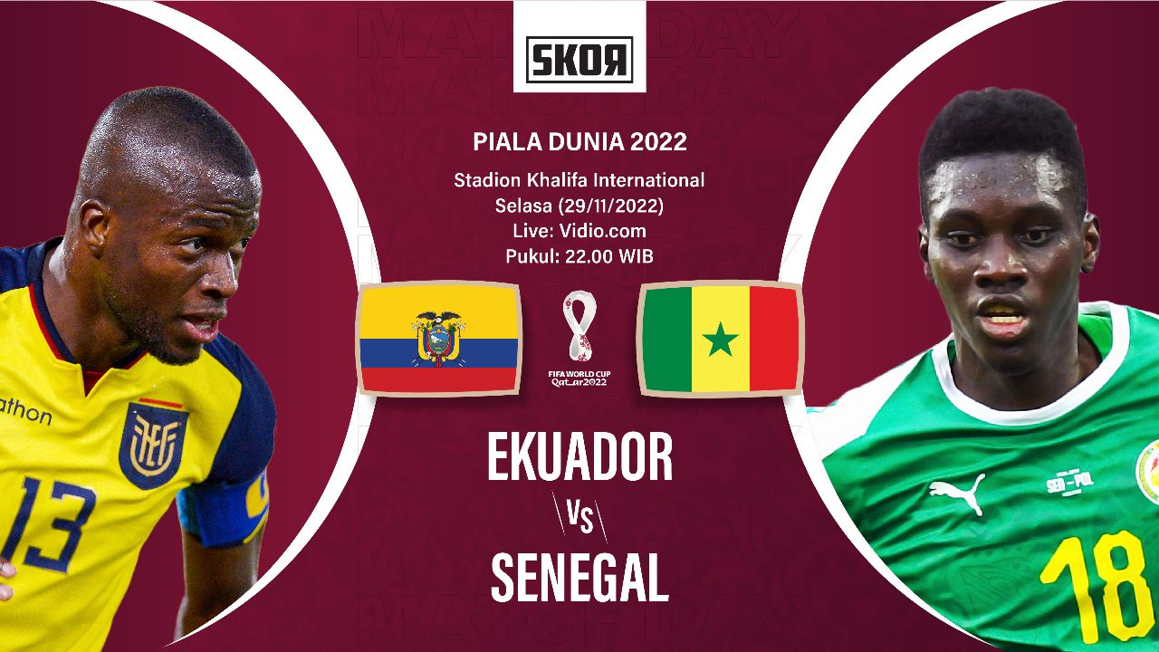 Hasil Ekuador vs Senegal di Piala Dunia 2022: Tim Singa Teranga Temani Belanda ke 16 Besar