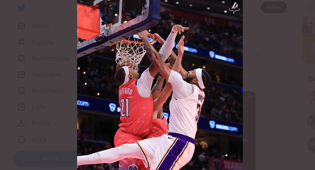 Hasil NBA 2022-2023: Anthony Davis Tak Terbendung, Kebangkitan LA Lakers Berlanjut