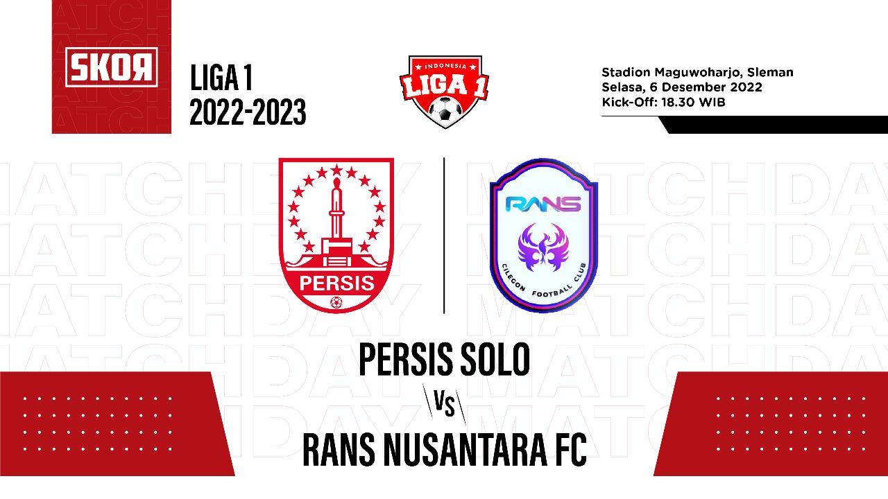 Prediksi dan Link Live Streaming Persis Solo vs Rans Nusantara FC di Liga 1 2022-2023