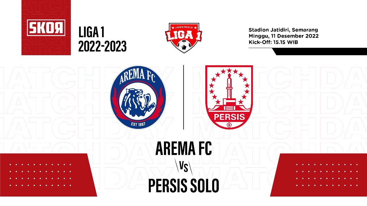 Prediksi dan Link Live Streaming Arema FC vs Persis Solo di Liga 1 2022-2023