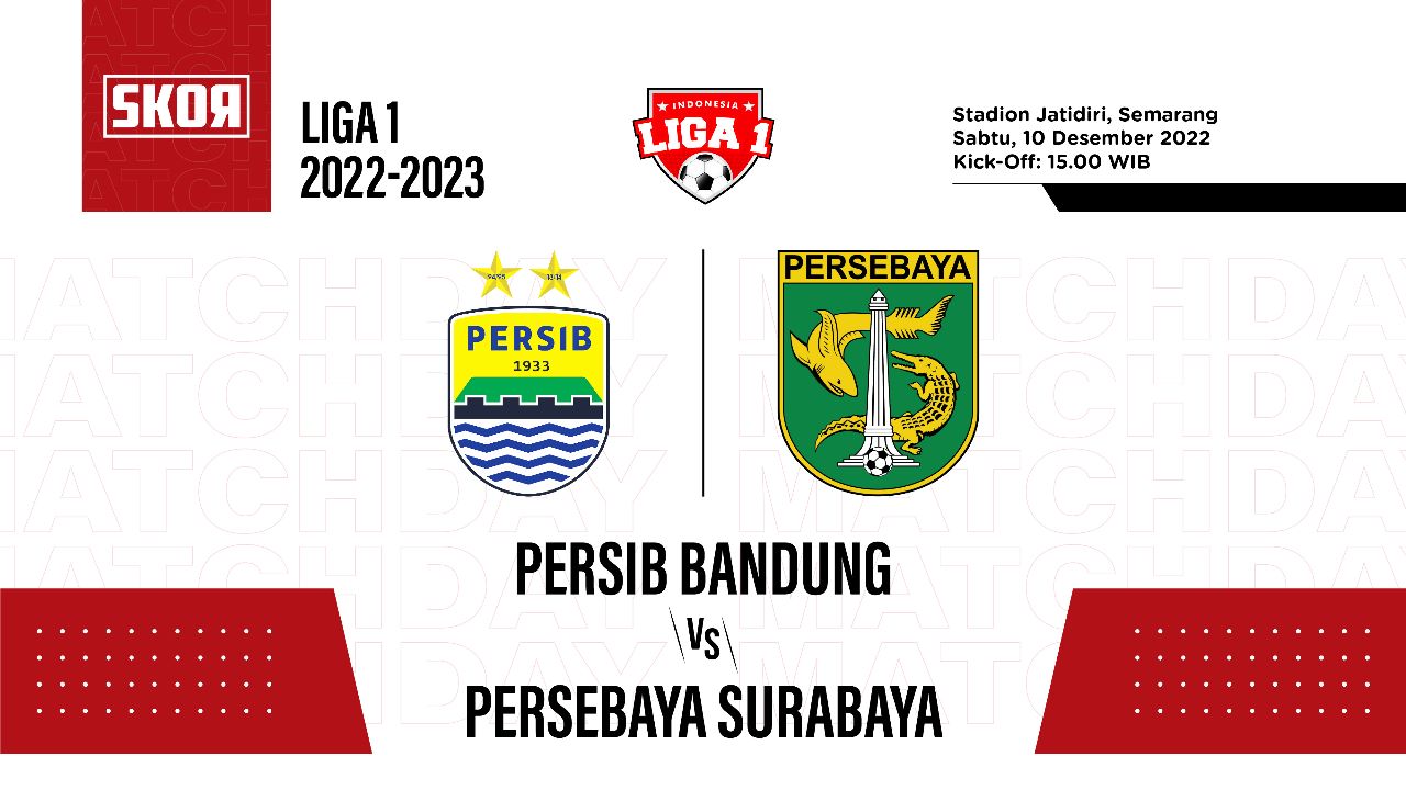 Prediksi dan Link Live Streaming Persib vs Persebaya di Liga 1 2022-2023