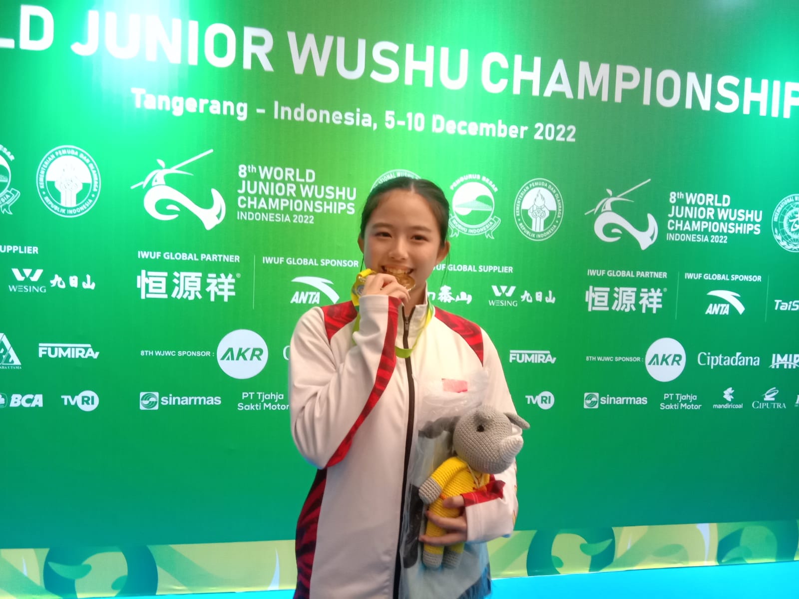 Kejuaraan Dunia Wushu Junior 2022: Kylie Suyoto Kwok Tambah Perolehan Emas Indonesia