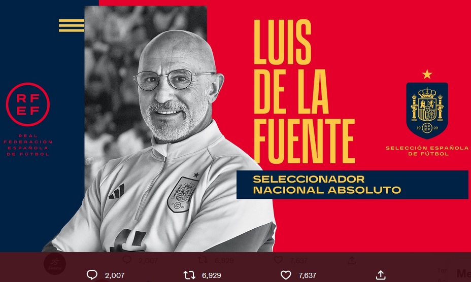 Luis de la Fuente, Pelatih Baru Timnas Spanyol yang Bawa Tim Matador Juara Eropa U-19 dan U-21
