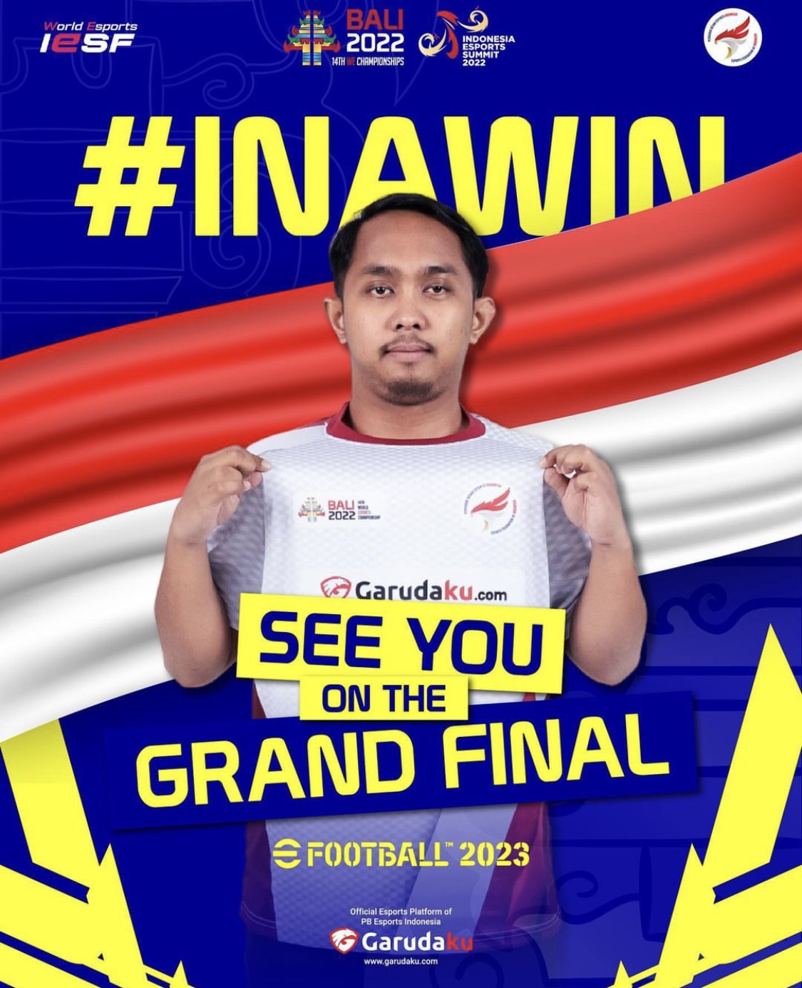 Indonesia Amankan Slot Grand Final eFootball IESF World Esports Championship 2022