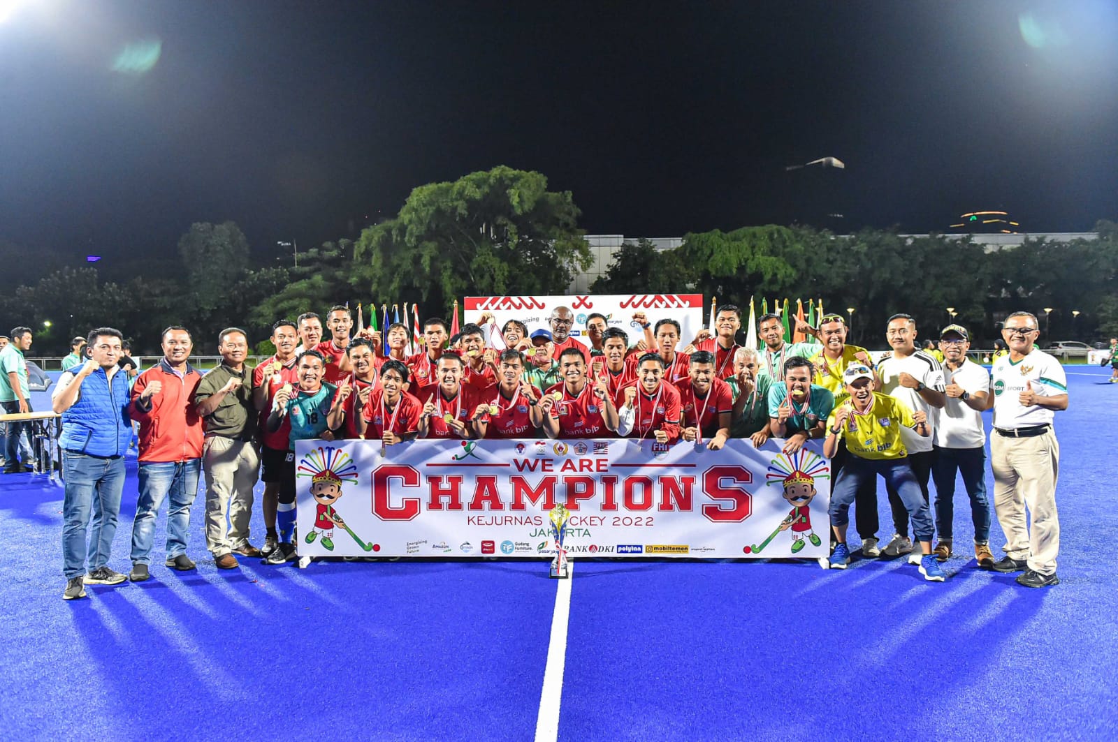 Kejurnas Hoki Lapangan 2022: Jawa Barat Sukses Kawinkan Gelar Juara Kategori Putra dan Putri