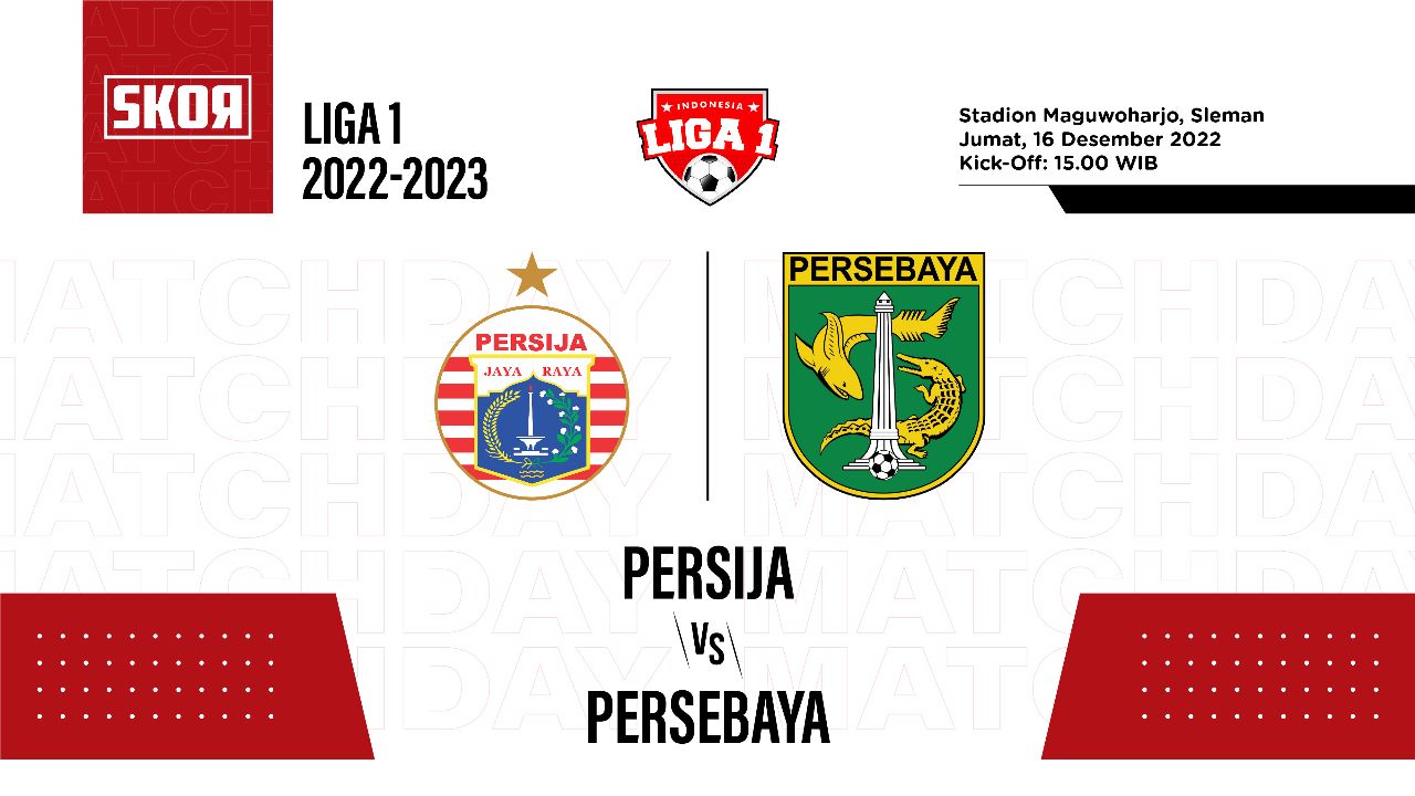 Prediksi dan Link Live Streaming Persija vs Persebaya di Liga 1 2022-2023