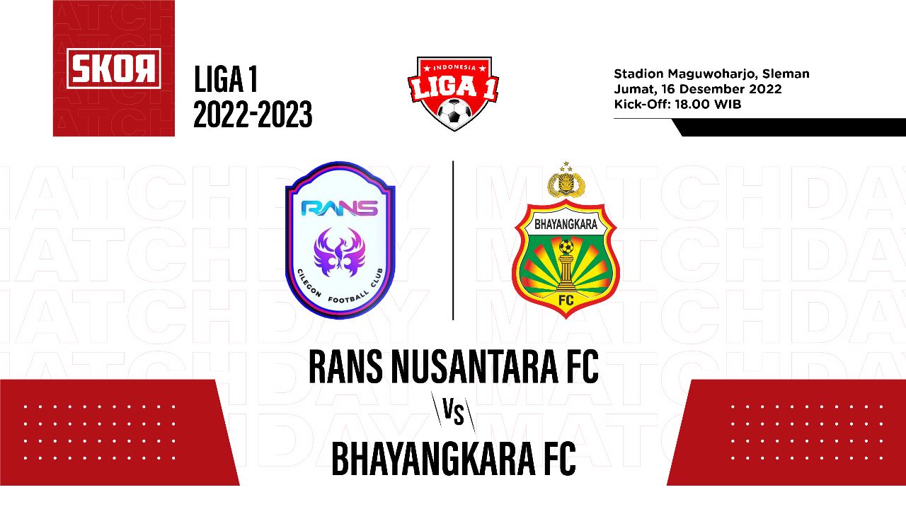 Prediksi dan Link Live Streaming Rans Nusantara FC vs Bhayangkara FC di Liga 1 2022-2023