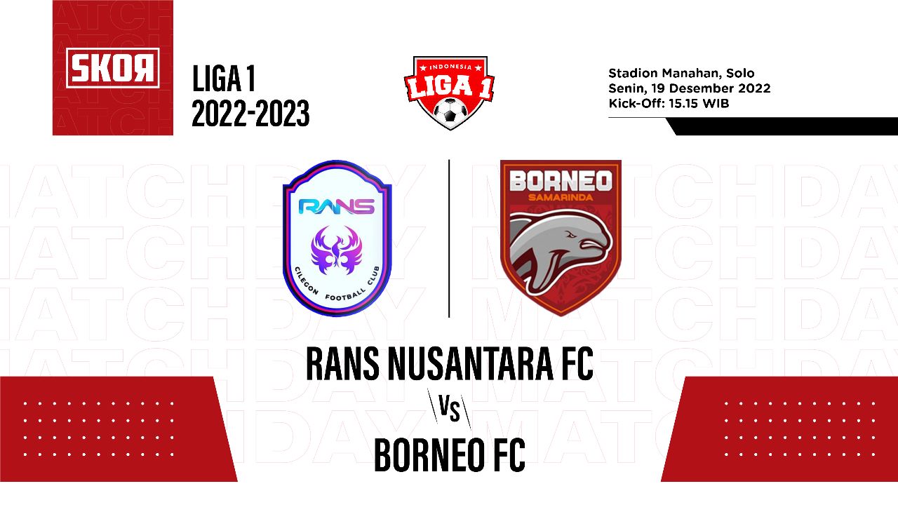 Prediksi dan Link Live Streaming Rans Nusantara FC vs Borneo FC