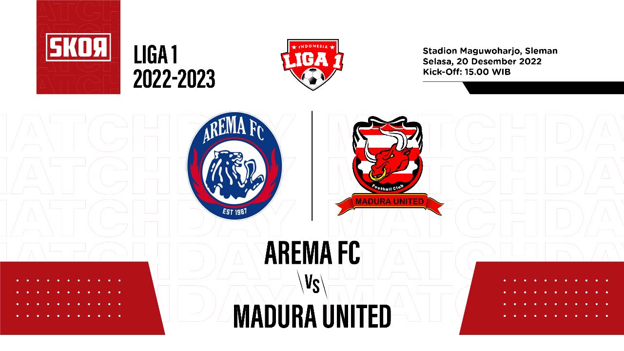 Prediksi dan Link Live Streaming Arema FC vs Madura United di Liga 1 2022-2023