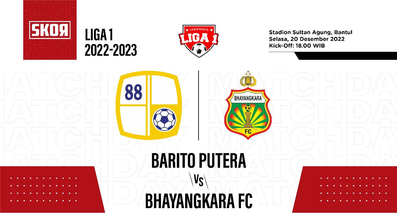 Prediksi dan Link Live Streaming Barito Putera vs Bhayangkara FC di Liga 1 2022-2023