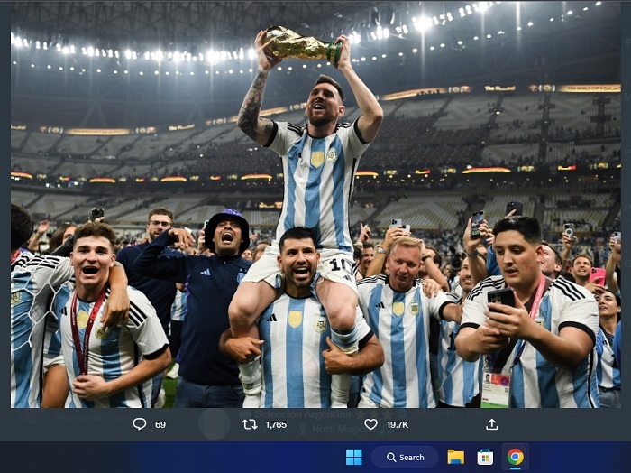 Fotografer di Balik Foto Lionel Messi yang Paling Disukai di Instagram: Pria Itu Ada di Depan Saya  