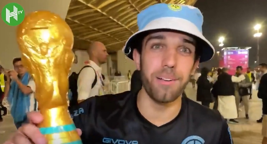 VIDEO: Fans Argentina Puji Lionel Messi yang Bawa Tim Tango Juara Dunia