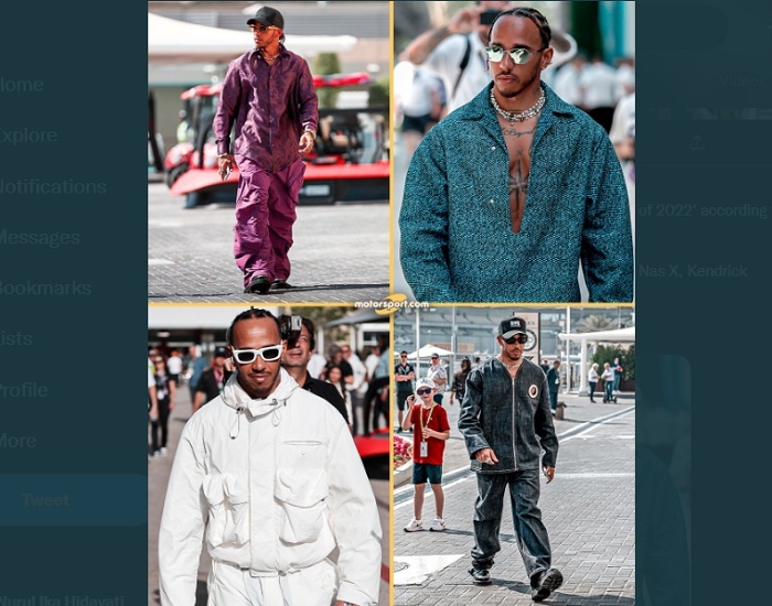 Evolusi Gaya Fashion Lewis Hamilton: Kombinasi Seimbang dari High Street hingga Couture Track