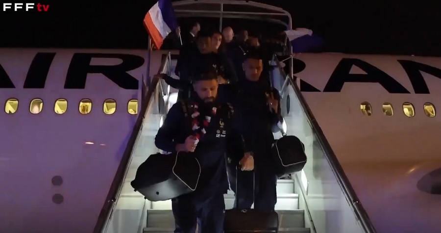 VIDEO: Les Bleus Pulang ke Prancis setelah Tampil di Piala Dunia 2022