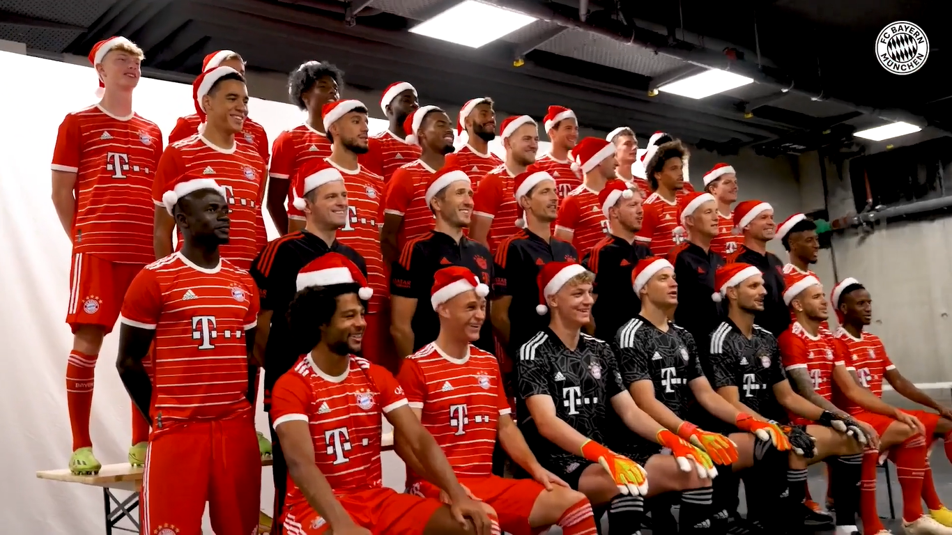 VIDEO: Lewat Bernyanyi, Skuad Bayern Munchen Ucapkan Selamat Natal untuk Para Penggemarnya