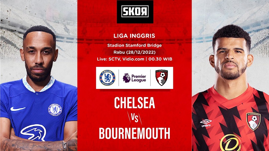Link Live Streaming Chelsea vs Bournemouth di Liga Inggris 2022-2023