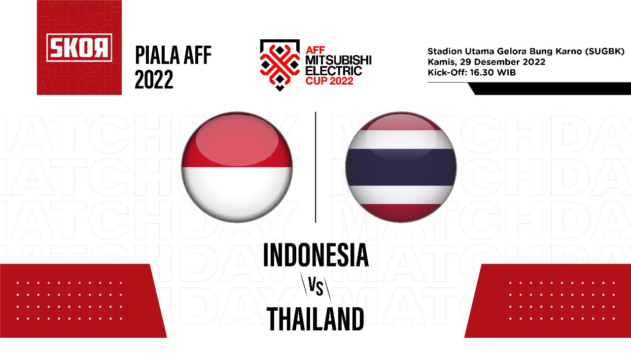 Prediksi dan Link Live Streaming Timnas Indonesia vs Thailand di Piala AFF 2022