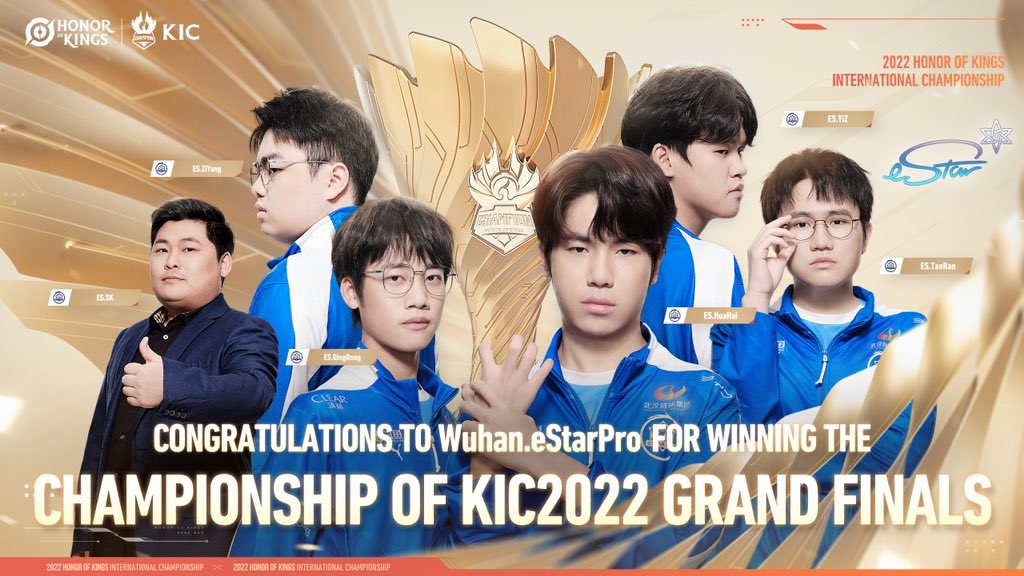 Wuhan eStar Pro Juara Honor of Kings International Championship 2022