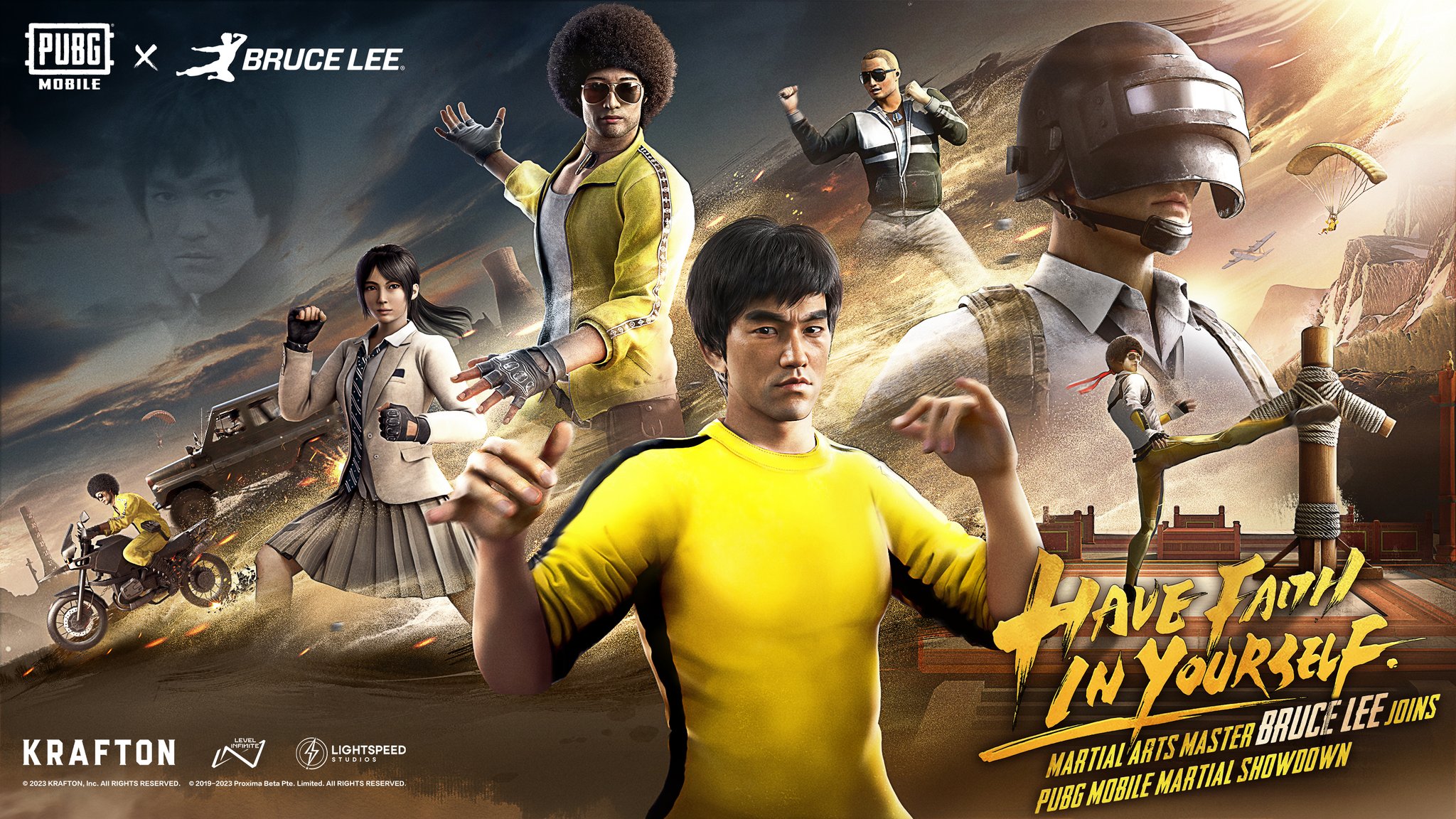 PUBG Mobile Kolaborasi dengan Aktor Legenda Bruce Lee