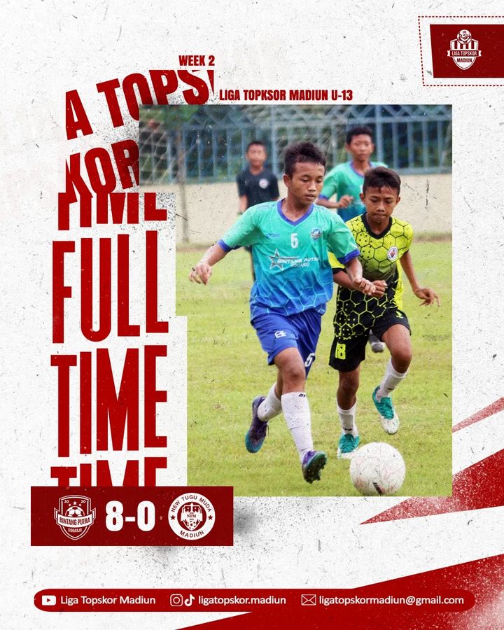 Liga TopSkor U-13 Madiun: Hafizh Borong Enam Gol Buat BPS