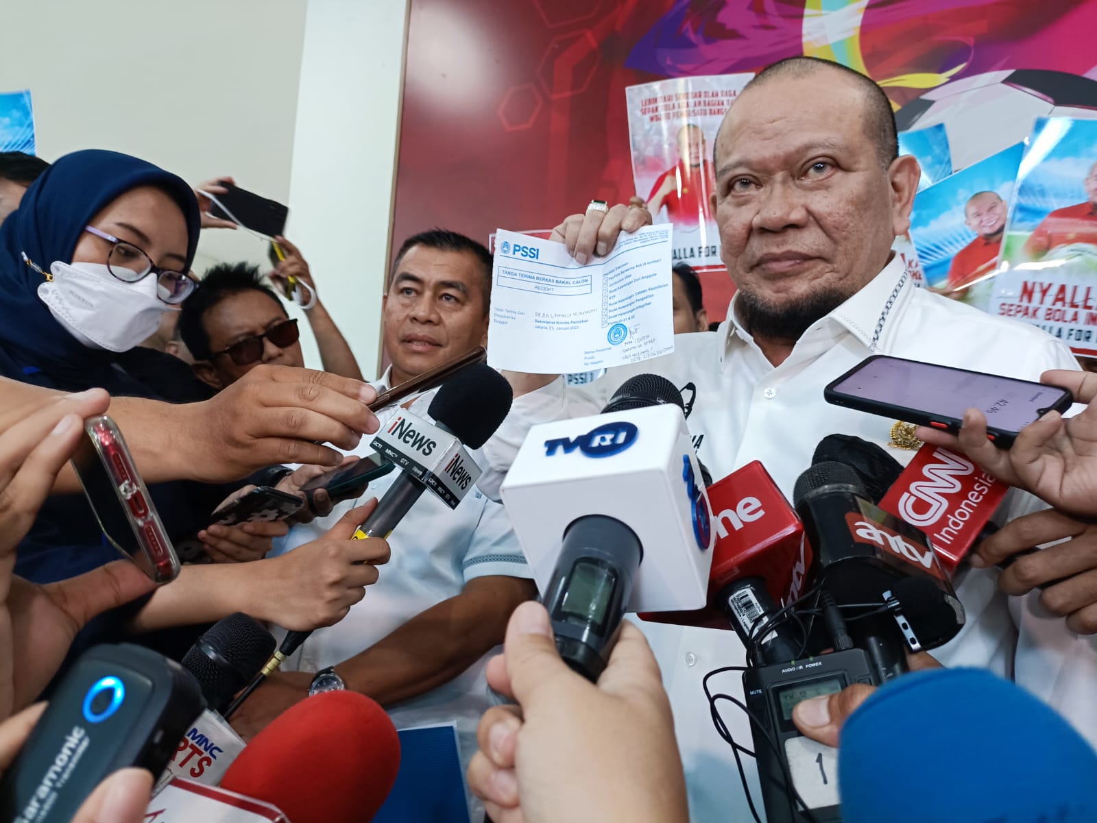 La Nyalla Pastikan Berantas Mafia Bola jika Terpilih Jadi Ketua Umum PSSI 2023-2027