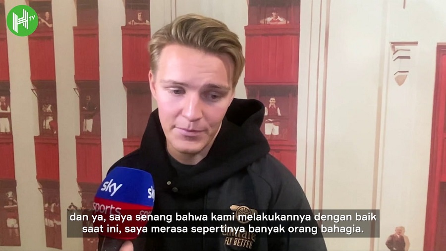 VIDEO: Martin Odegaard Bangga Menyandang Ban Kapten Arsenal