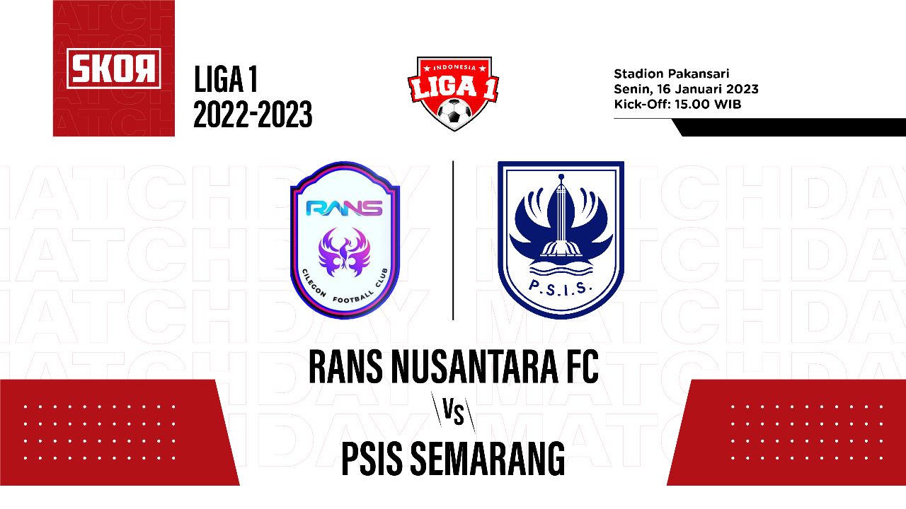 Prediksi dan Link Live Streaming Rans Nusantara FC vs PSIS Semarang di Liga 1 2022-2023