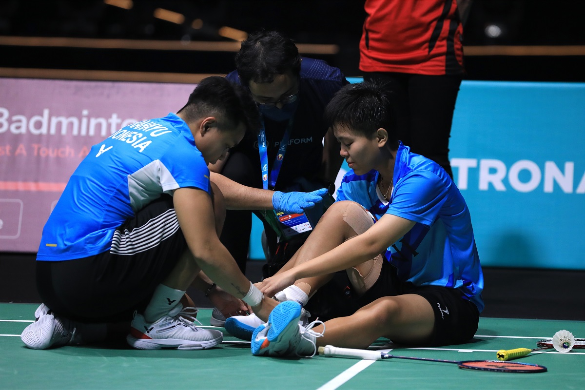 Malaysia Open 2023: Apriyani Beberkan Kronologi Cedera Fadia di Laga Semifinal