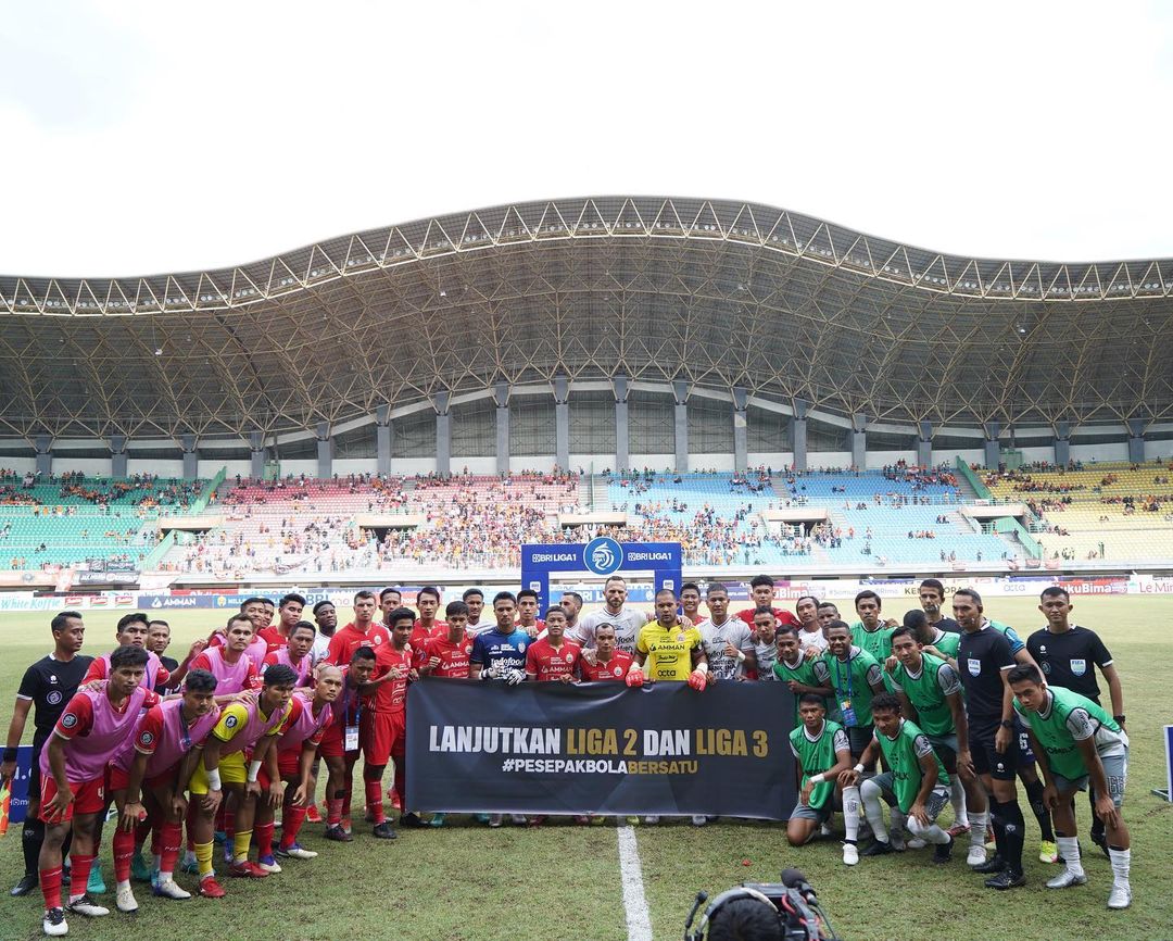 Jelang Laga Persija vs Bali United, Pemain Suarakan Kelanjutan Liga 2 dan Liga 3