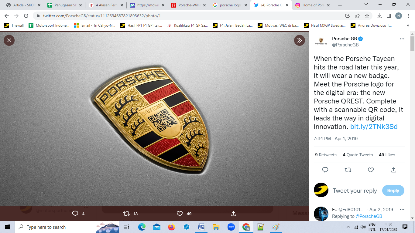 Spekulasi Porsche-Williams Merebak di Media Sosial
