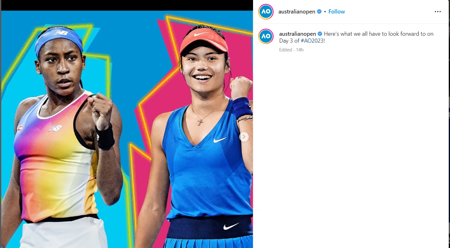 Australian Open 2023: Coco Gauff Singkirkan Emma Raducanu
