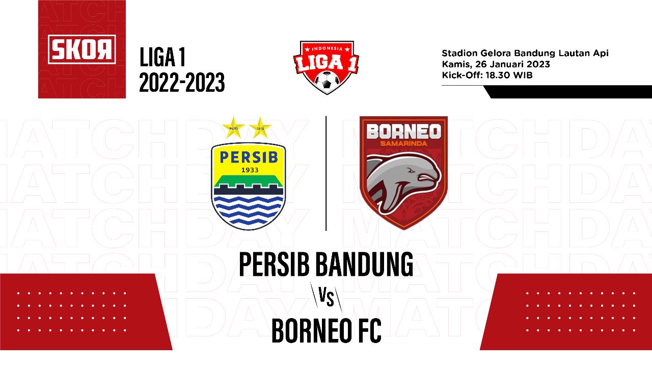 Hasil Persib vs Borneo FC: Diwarnai Dua Kartu Merah, Pangeran Biru Naik ke Puncak Klasemen