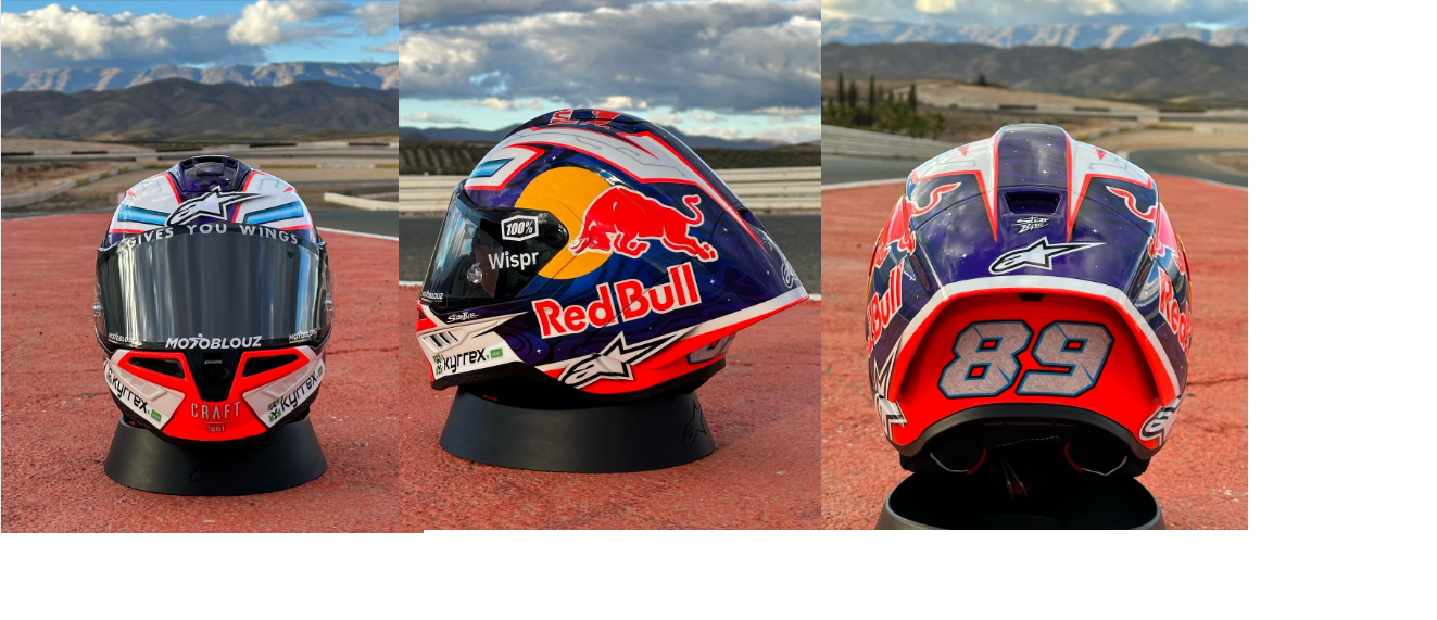 Jorge Martin Perdana Kenakan Helm Alpinestars pada MotoGP 2023