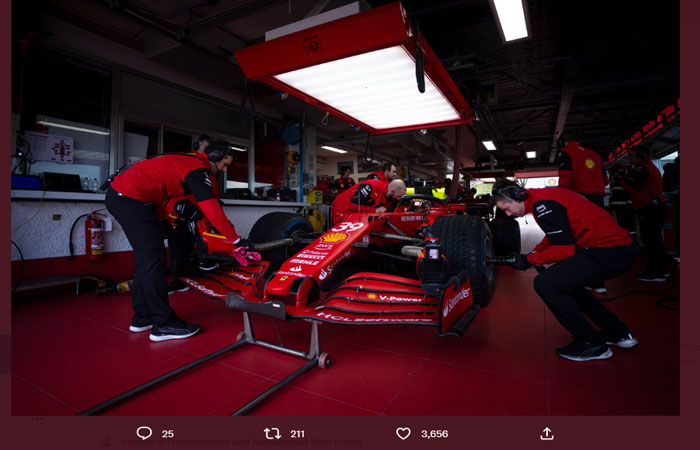 Demi Rebut Titel Konstruktor F1, Ferrari Paksa Mekanik Lakukan Latihan 1.000 Kali Pit Stop