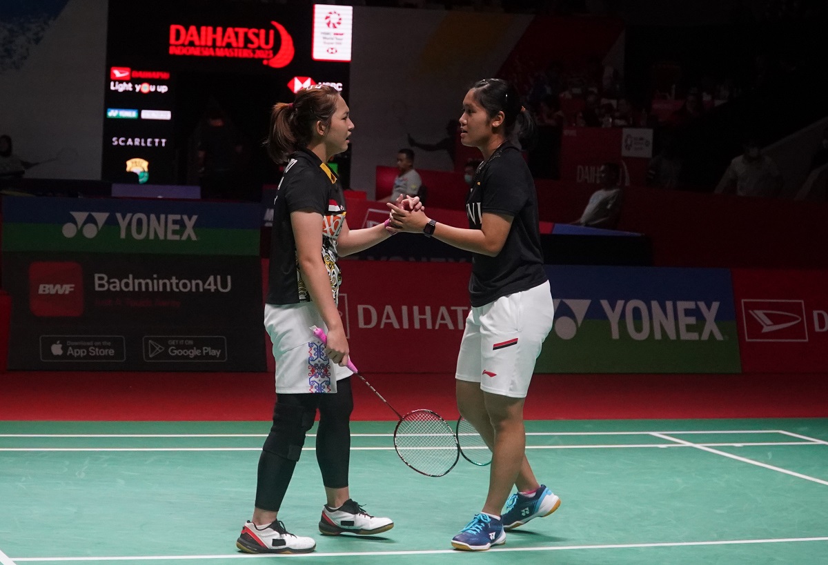 Hasil Indonesia Masters 2023: Lanny/Ribka dan Rinov/Pitha Tambah Wakil Indonesia di Babak Kedua
