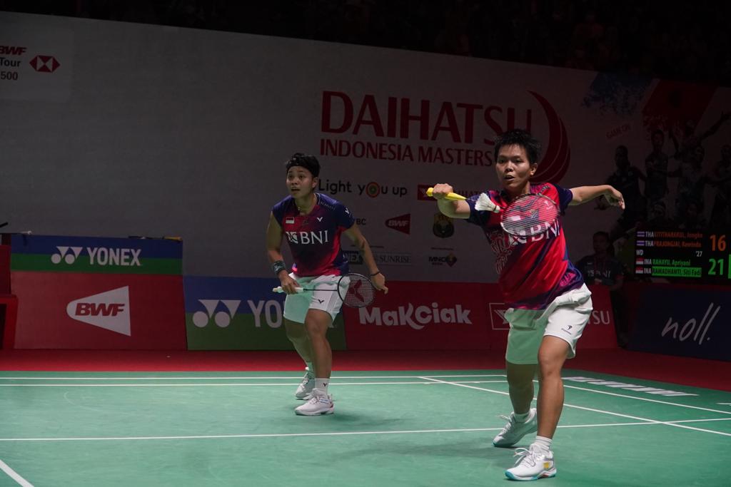 Indonesia Masters 2023: Gugur di Perempat Final, Apri/Fadia Rasakan Kekecewaan Pendukung
